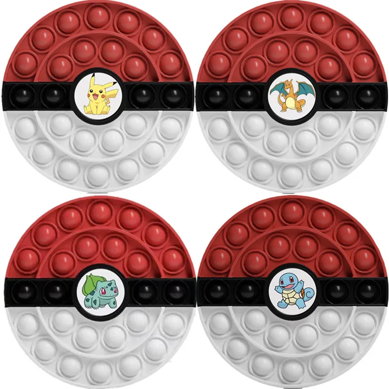 Pokemon Pops Fidget Toys 13 5 см Reliver Stress Bulbasaur Squirtle Charizard Pikachu Autism Dropshipping Toy|Игрушки-эспандеры| |