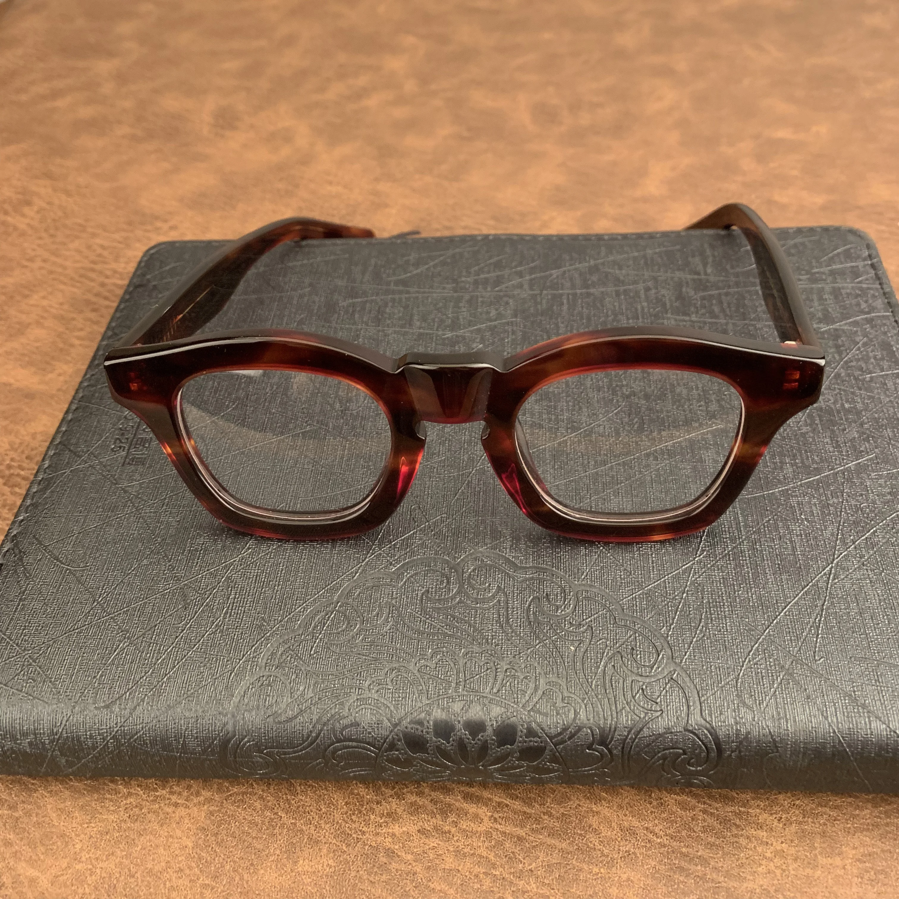 Мужские оправы для очков Cubojue винтажные черные очки с полным ободком взрослых по