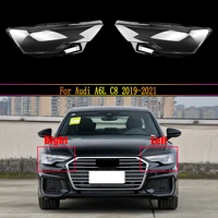 car headlight lens for audi a6l c8 2019 2020 2021 headlamp cover car replacement front auto shell cover