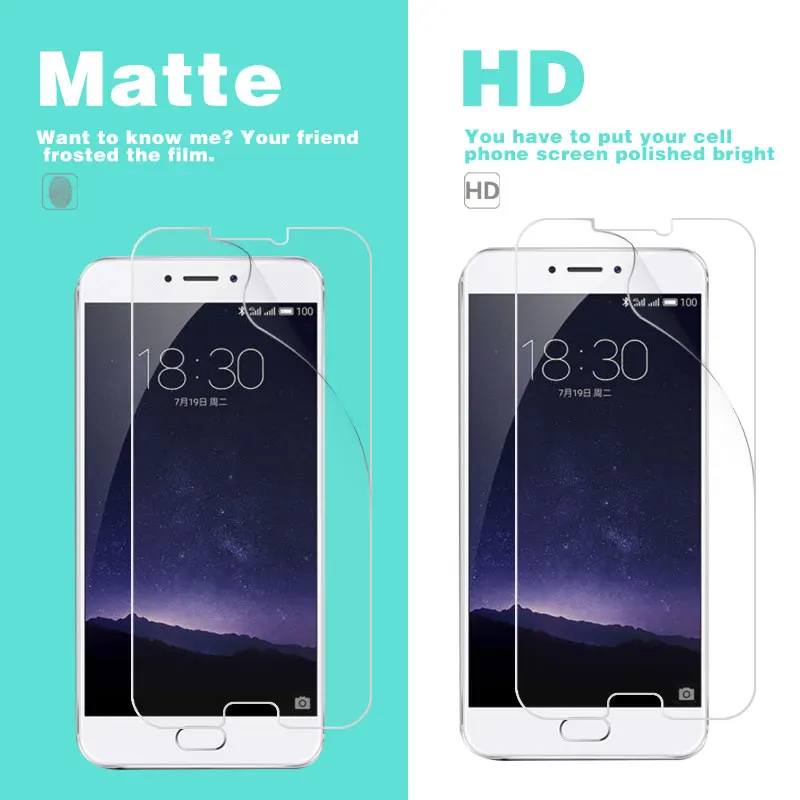 Прозрачная передняя HD Глянцевая пленка для Meizu Metal 2 5 MX 3 4 6 Pro MX2 MX3 MX4 MX5 MX6 Матовая