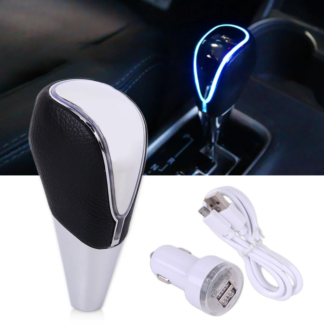 Синий Автоматический рычаг переключения передач сенсорный активированный полный светодиодный RGB для Lexus ES350 GS450h для Toyota Camry Corolla RAV4 Scion IQ tC