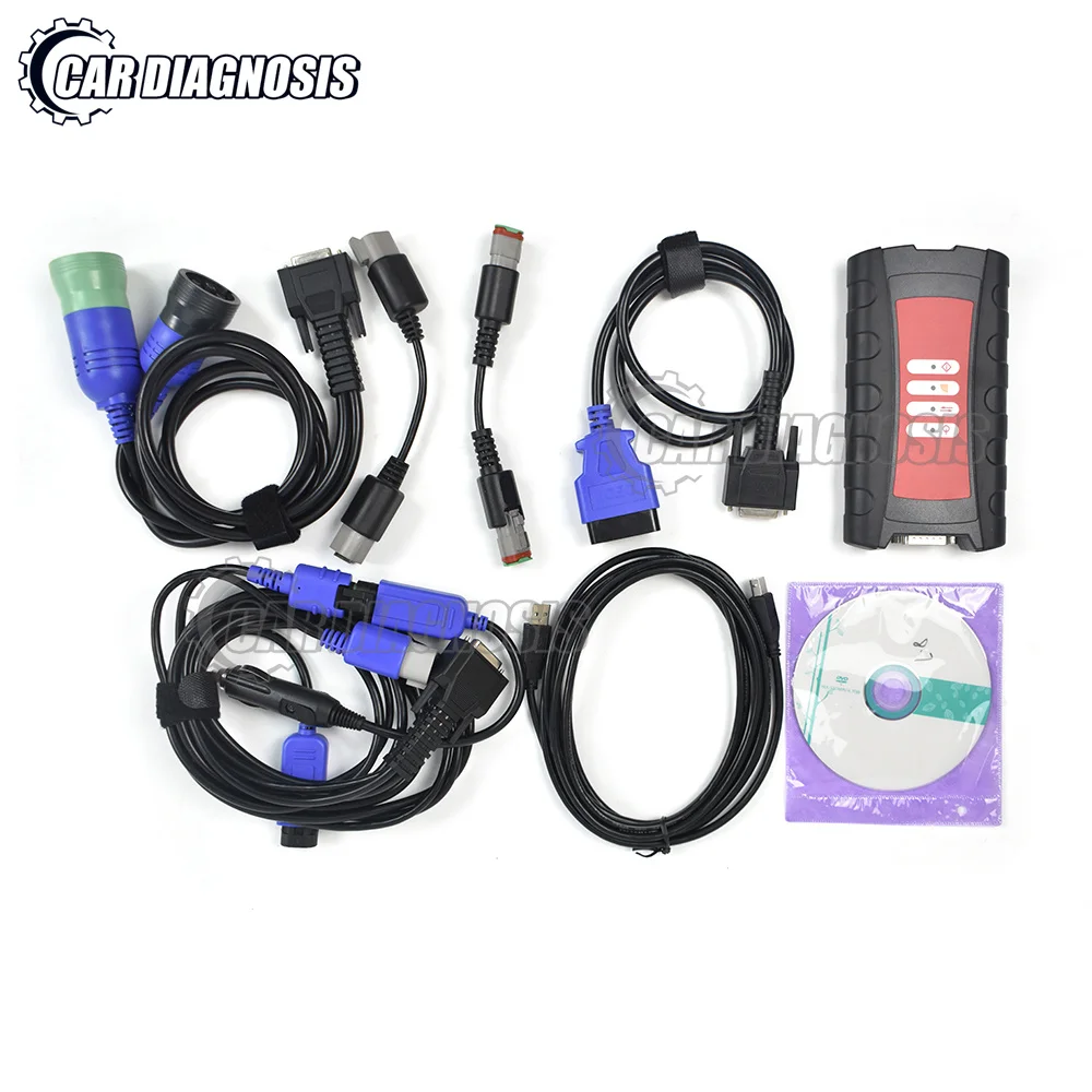 

INLINE7 Data Link Adapter With Insite Pro v8.7 Data Link Adapter INLINE 7 For Diesel Truck car diagnostic Scanner Tool