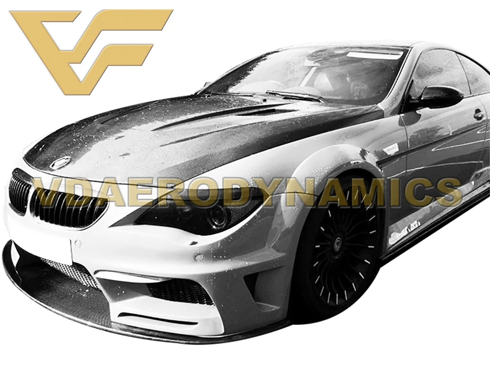 Подходит для 03 10 BMW E63 E64 630i 645ci 650i VAD полный корпус комплект передний задний бампер