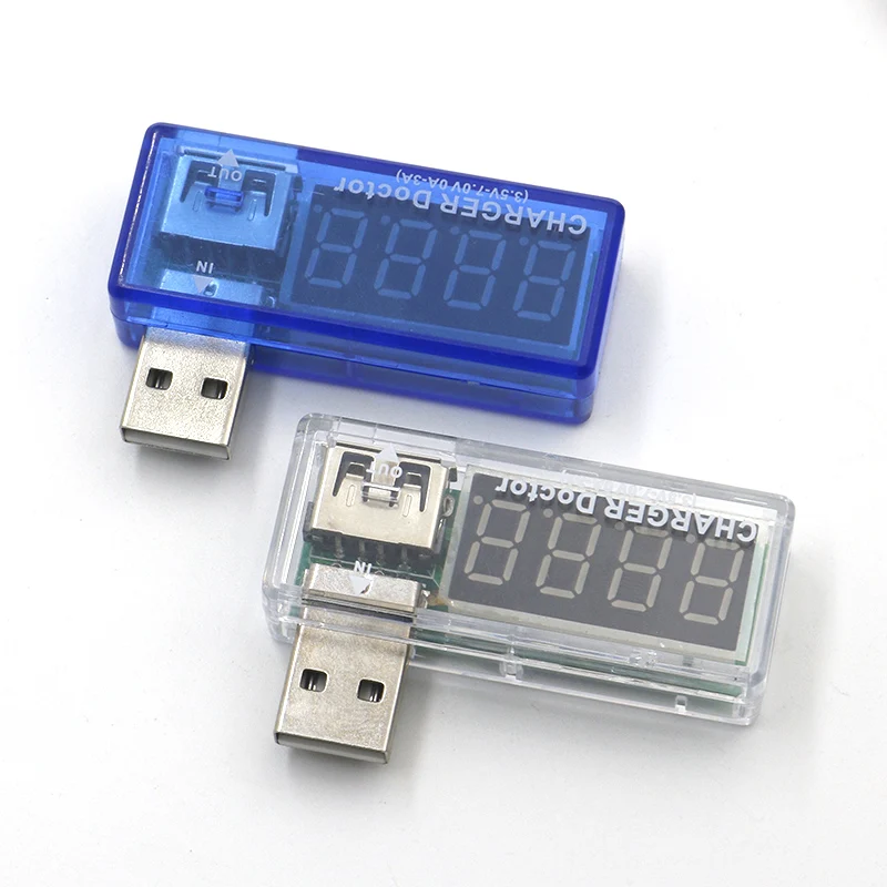 Цифровой USB Mobile Мощность зарядный ток никель-металл-Напряжение метр тестер Мини USB зарядное устройство Доктор Вольтметр Амперметр с номером отслеживания