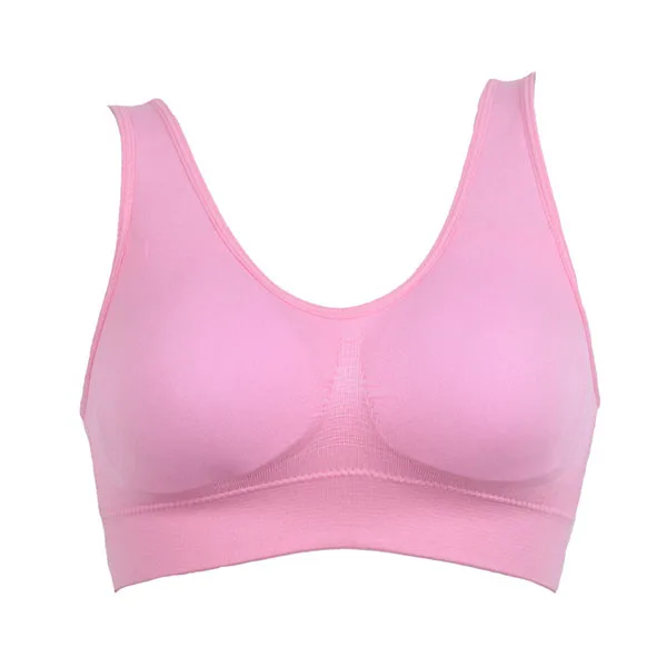 

S-3XL Women Yoga Sport Bra Breathable Fitness Running Vest Sleep Underwear Padded Crop Tops Underwear Gym Top Bras