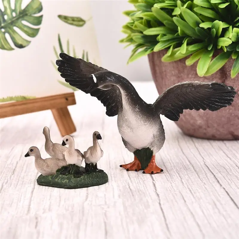7 стиль муляж курицы утка гусь фигурки модель животного на ферме домашний декор
