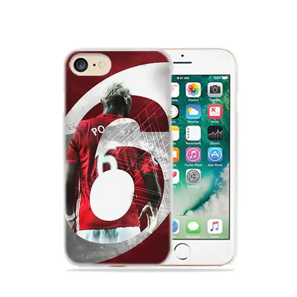 PlusFootball изображение Paul Pogba модный прозрачный чехол для iPhone Си р XS Max XR X 4S 5S SE 6 6s 7 8 Plus