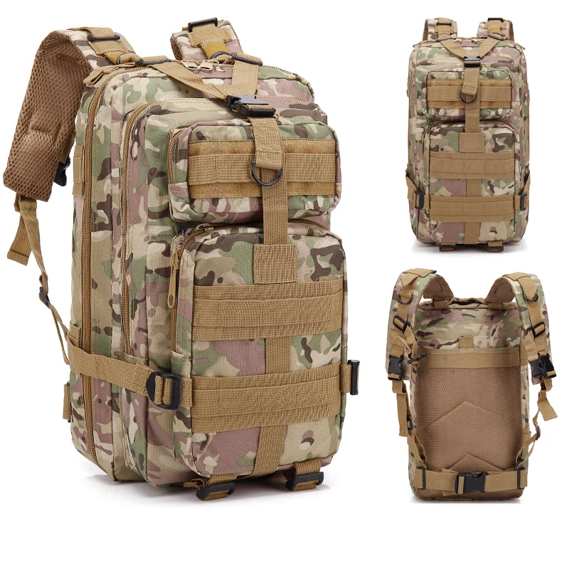 

Мужской тактический рюкзак 30 л для активного отдыха, вместительные армейские военные сумки Molle, рюкзак для походов, кемпинга, Спортивная дор...