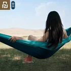 Подвесная кровать-гамак Youpin Zaofeng из парашютной ткани, гамаки с максимальной нагрузкой 300 кг для кемпинга на открытом воздухе, качели, путешествия, море