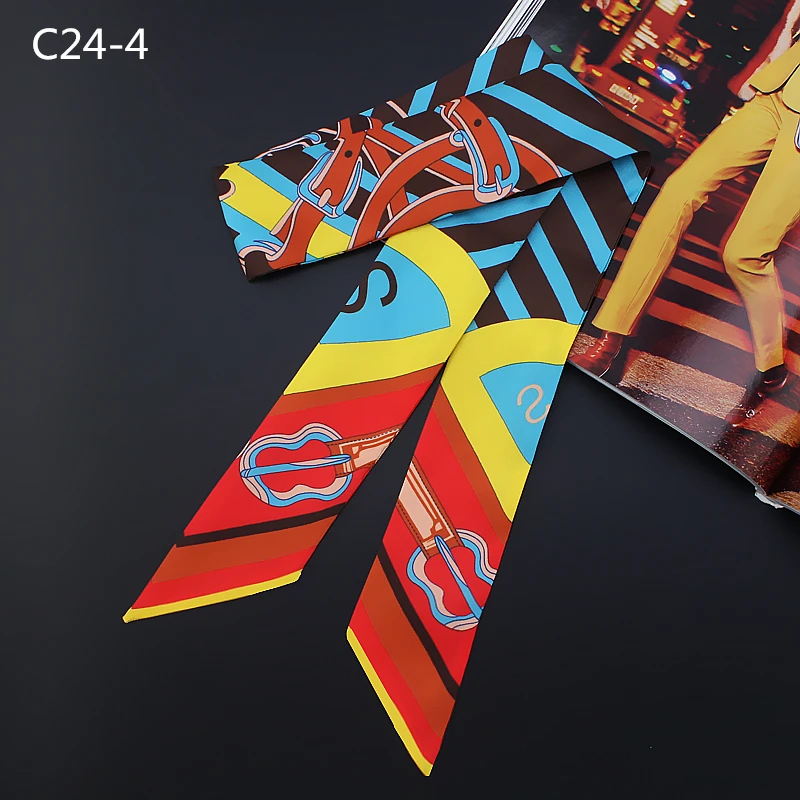 Шелковый женский узкий галстук бабочка с ремешком для головы и шеи шарфы женщин
