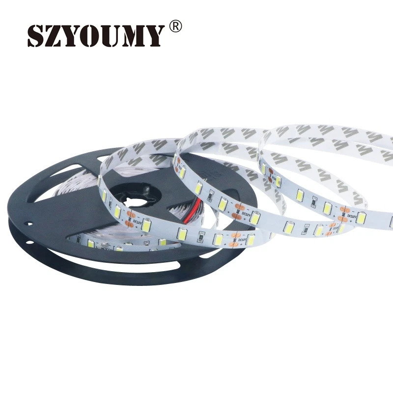 Гибкая светодиодная лента SZYOUMY 250 м 12 В постоянного тока SMD 5630 IP20 60 светодиодов/м 5