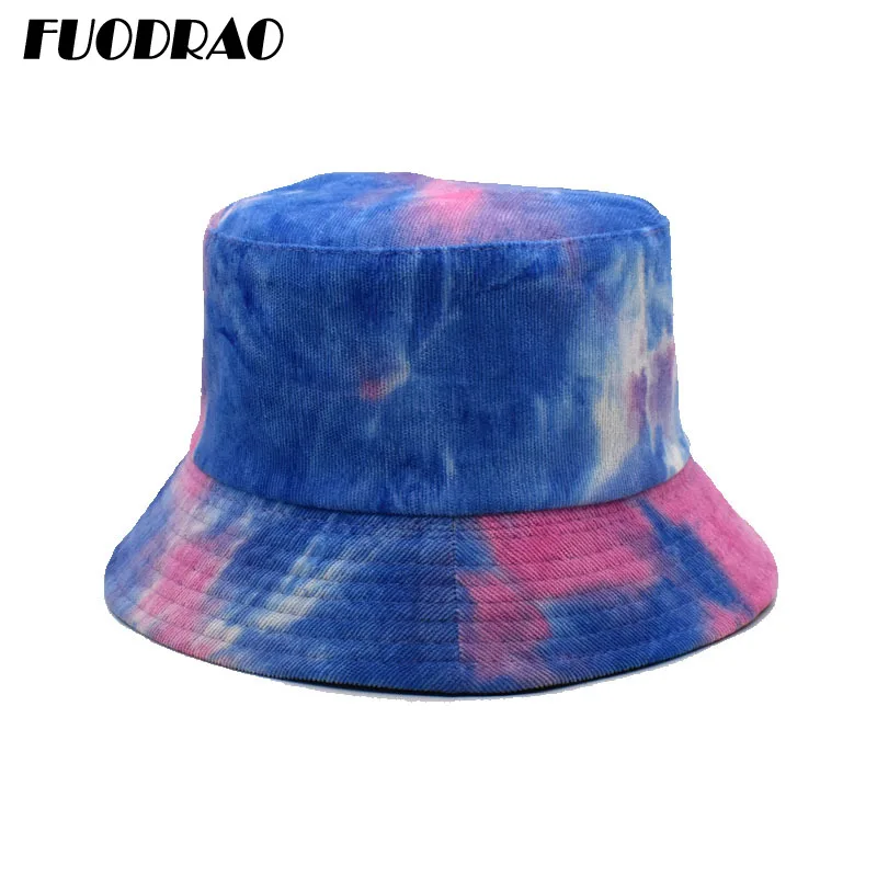 

FUODRAO, новинка, галстук, краситель, Панама, Осень-зима, двусторонняя Панама, женская, Вельветовая шляпа, мужская, винтажная, Рыбацкая шапка, M121