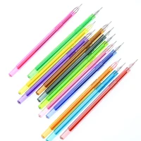 12pcs 12 color pen 0 5mm refill plastic material cute candy color gel pen childrens student stationery office supplies