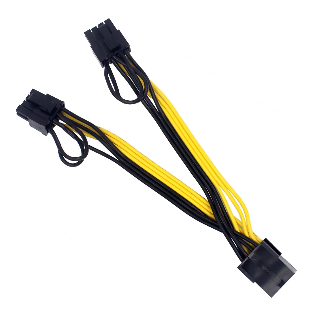 100 шт. PCI-E PCIE 8p Женский к 2 портам двойной 8pin 6 + 2p Мужской GPU видеокарта Кабель