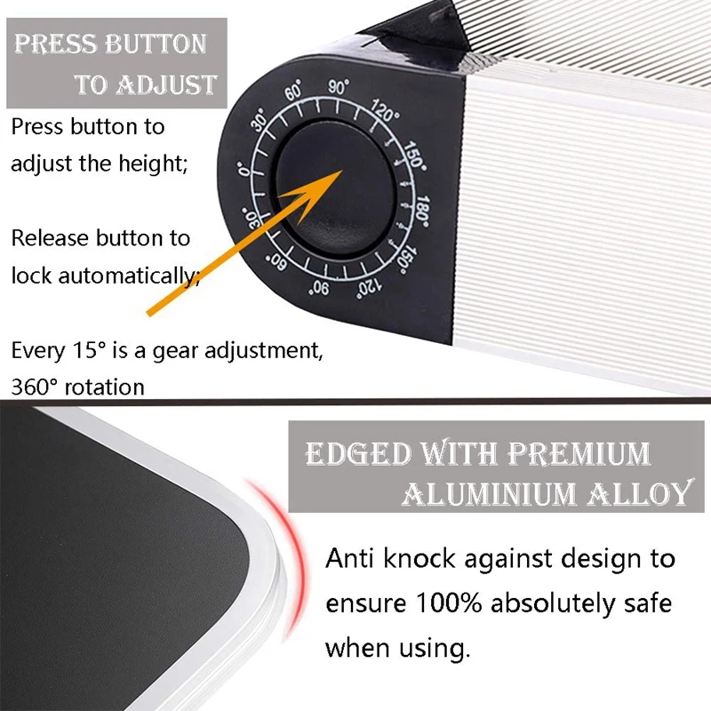 

Adjustable Book Stand Height and Angle Adjustable Ergonomic Book Holder Aluminum Book Holder Student with Desktop Book Folder