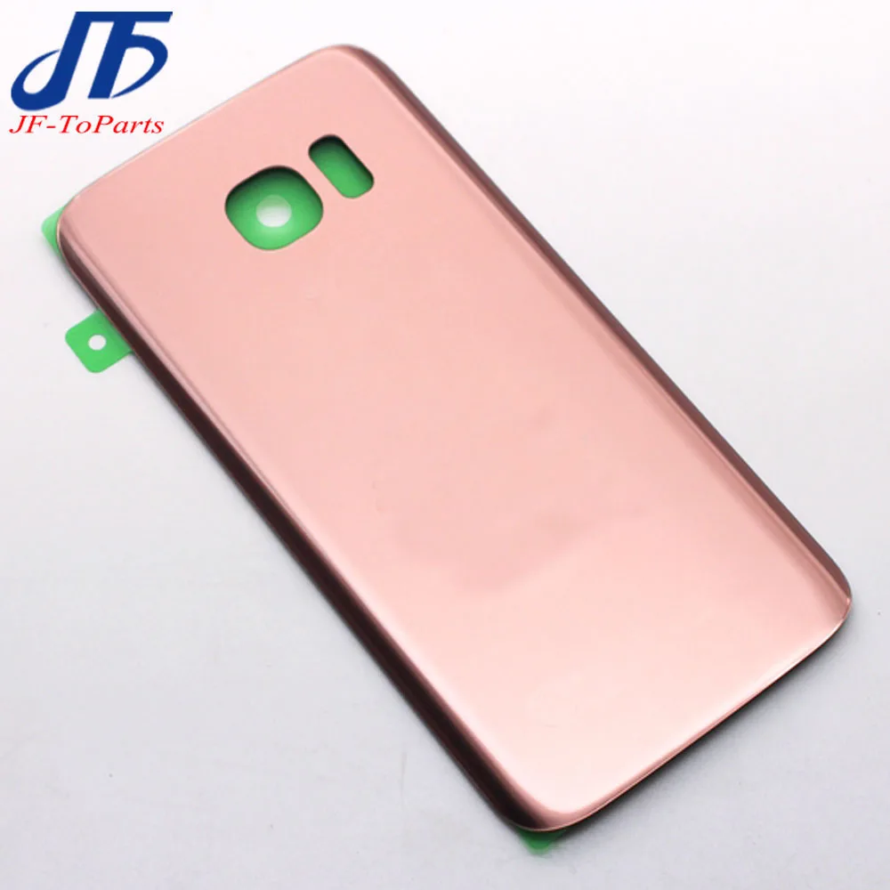 10 шт. Задняя стеклянная крышка Замена для samsung GALAXY S7 G930/S7 Edge G935 задняя крышка корпуса батарейного отсека задняя клейкая часть