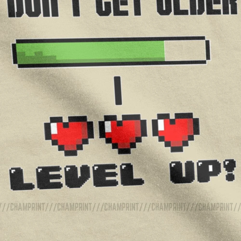 Мужская футболка с надписью I Don't stown Level Up футболки короткими рукавами из 100%