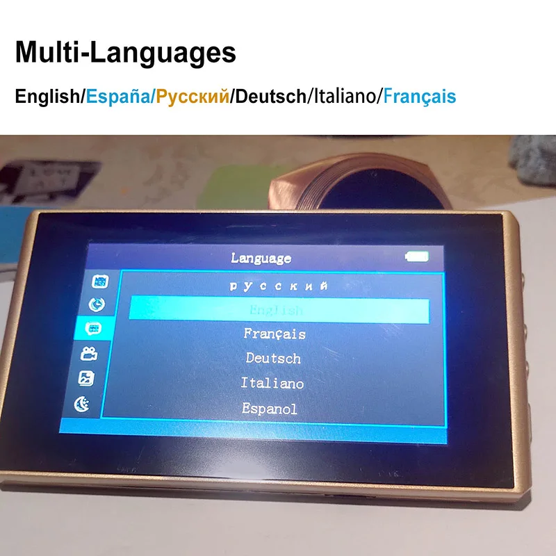 Дверной глазок видеокамера с обнаружением движения монитор 4 3 дюйма цифровое