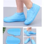 Водонепроницаемые ботинки из силиконового материала унисекс, защита для обуви, многоразовые сапоги для дома и улицы, для дождливых дней