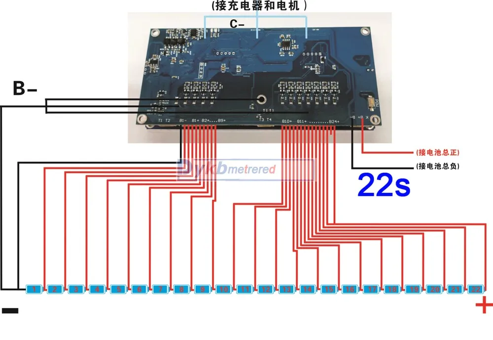 14S до 24S Смарт Bluetooth 50A 80A 100A 150A литий-ионный Lifepo4 LTO литиевая батарея Защитная плата BMS баланс приложение 16S 20S 22S
