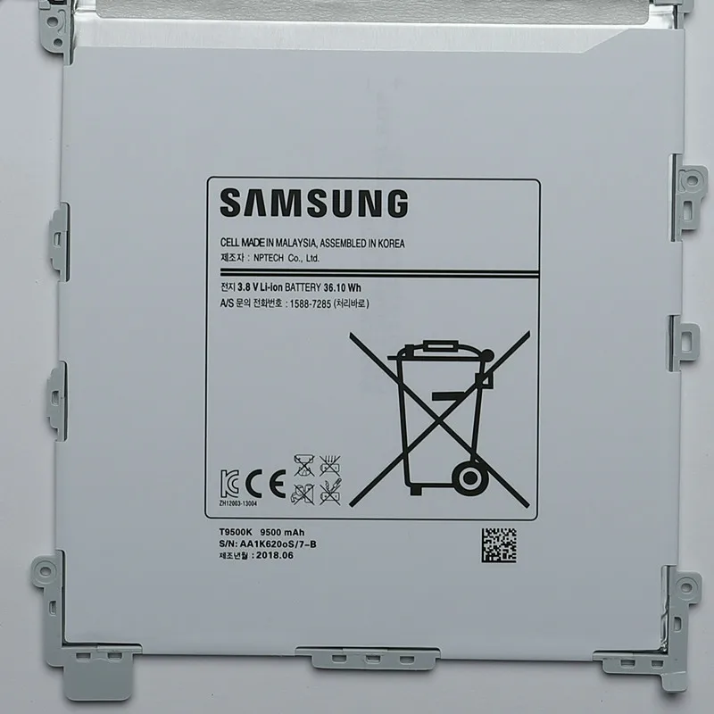 Оригинальный аккумулятор для планшета SAMSUNG T9500E T9500C Samsung Galaxy Note 12 2 P900 Φ P901 P905 T9500U
