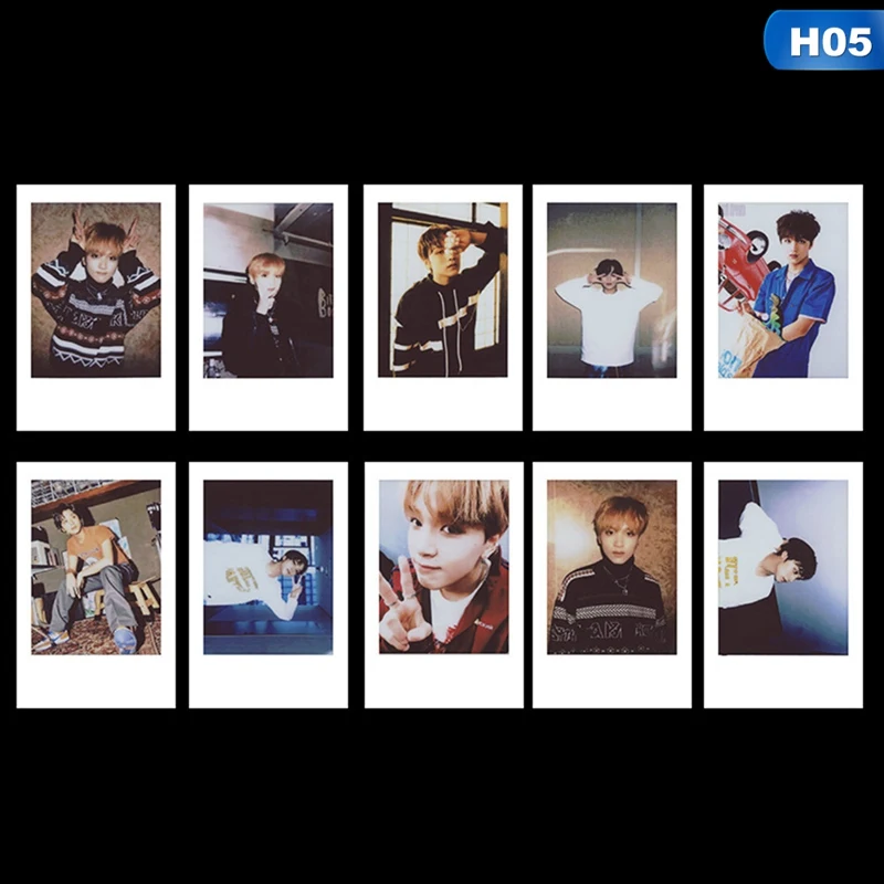 10 шт./компл. Kpop 127 фотооткрытки Новые искусственные открытки HD Lomo для поклонников