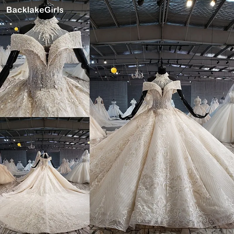 Vestido De Novia великолепное дубайское свадебное платье 2020 сексуальное кружевное
