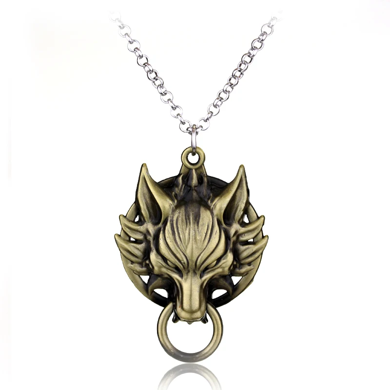 Vintage FF8 Final Fantasy VIII Necklace Sleeping Lion Heart Griever Squall Head Necklaces Fashion Game Cosplay Jewelry | Украшения и