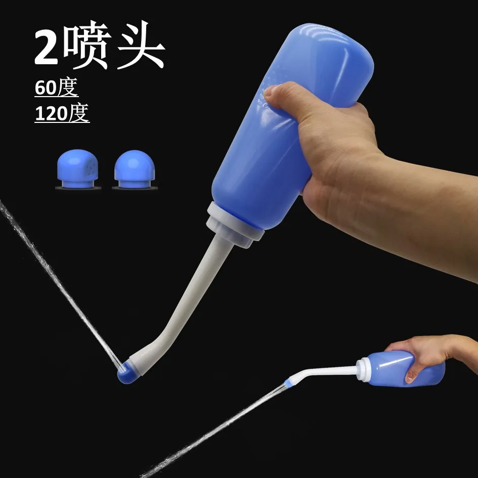 Портативный биде 500 мл клизма для очистки прямой кишки душ анальный мыть