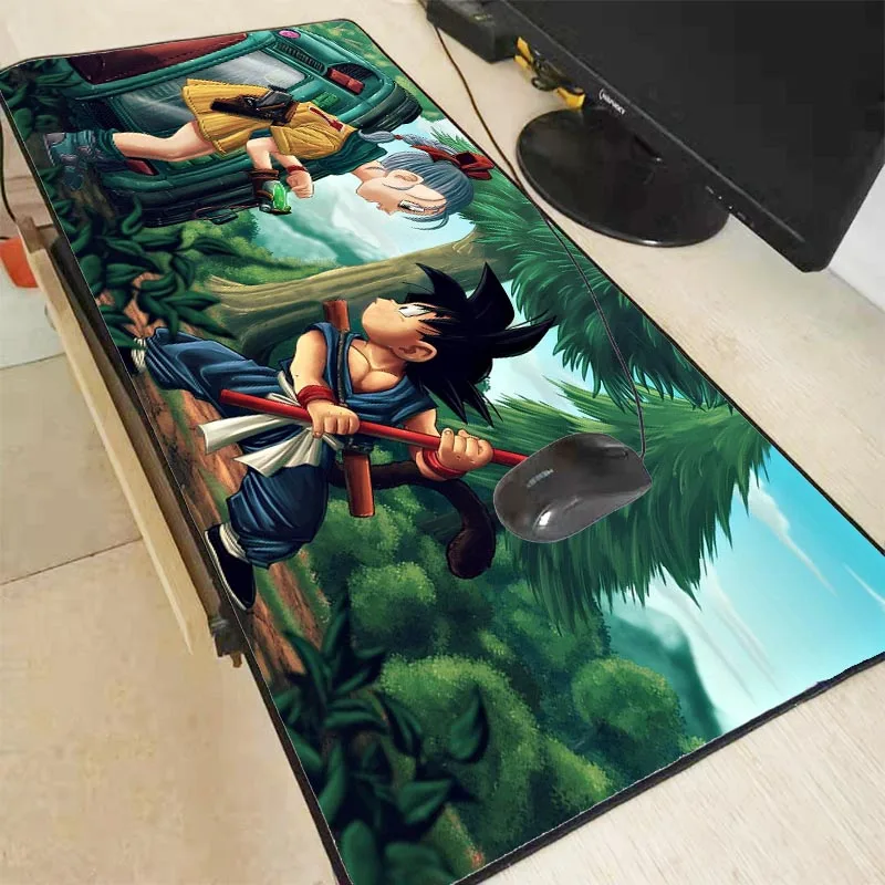 Mairuige Dragon Ball Z с принтом аниме большой игровой коврик для мыши фиксирующий край коврик для клавиатуры Настольный коврик для ноутбука компьютера геймера коврик для мыши