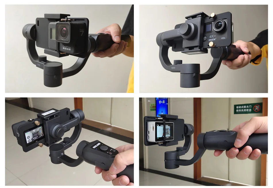 KEELEAD 3-осевой ручной шарнирный стабилизатор для камеры GoPro w/фокус Pull& Zoom для iPhone Xs Max Xr X 8 плюс 7 6 Plus SE samsung экшн Камера