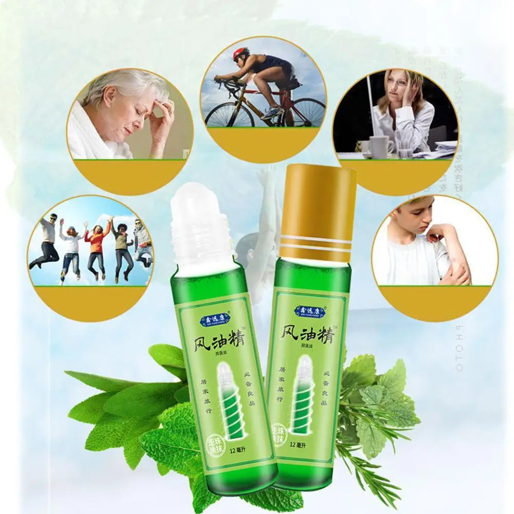 

Balm Refreshing Oil 3ml For Headache Dizziness Medicated Fengyoujing Balm Essential Abdominal Rheumatism Pain Pain Oil L0X4