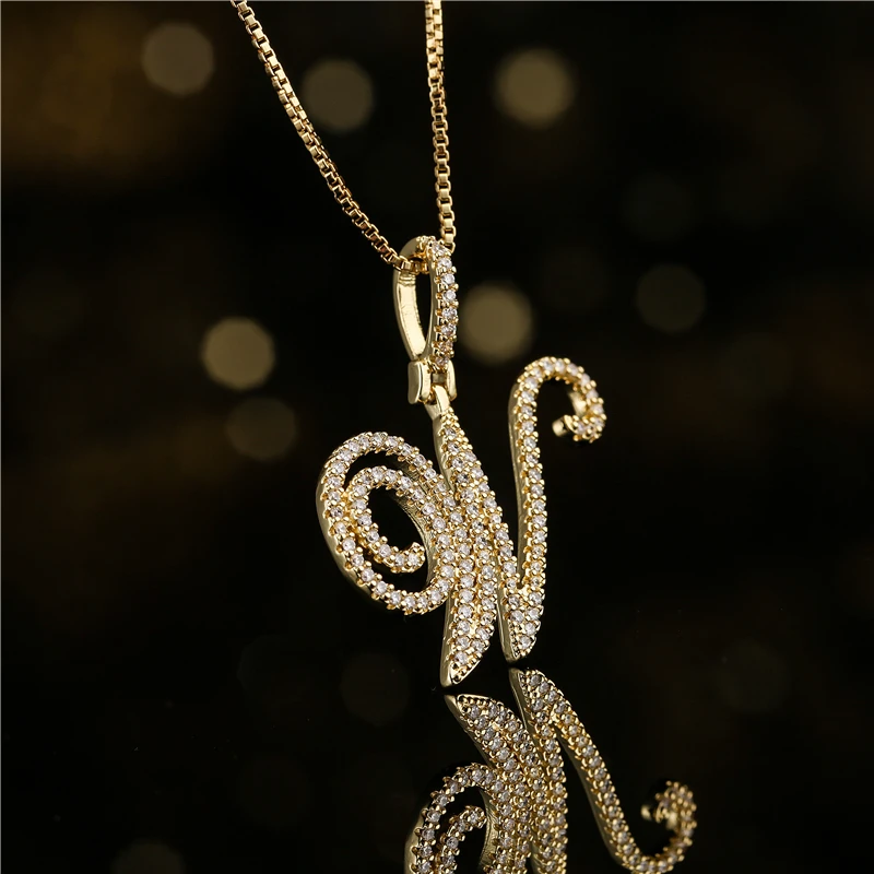 Роскошные Полные кубические циркониевые Подвески с закрепкой медные