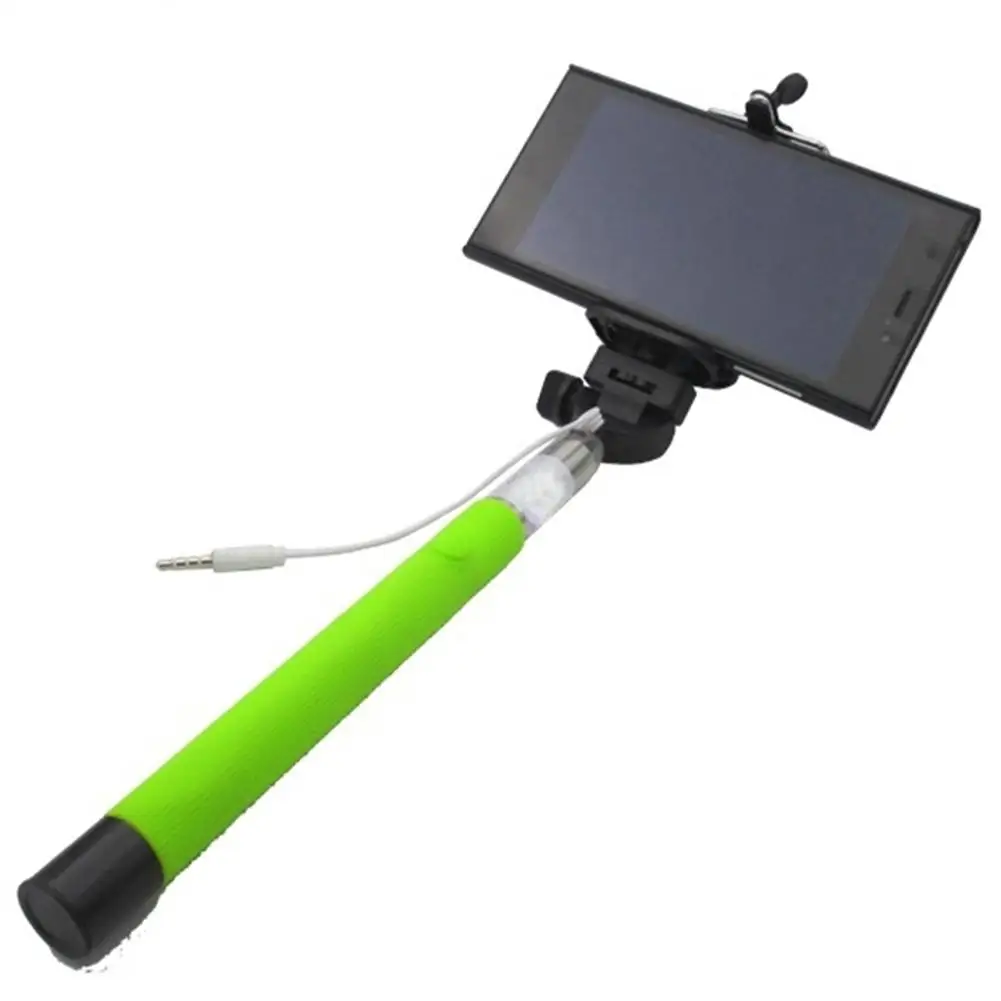 Мини раздвижная Проводная селфи-палка держатель Bastone для IPhone Android | Электроника