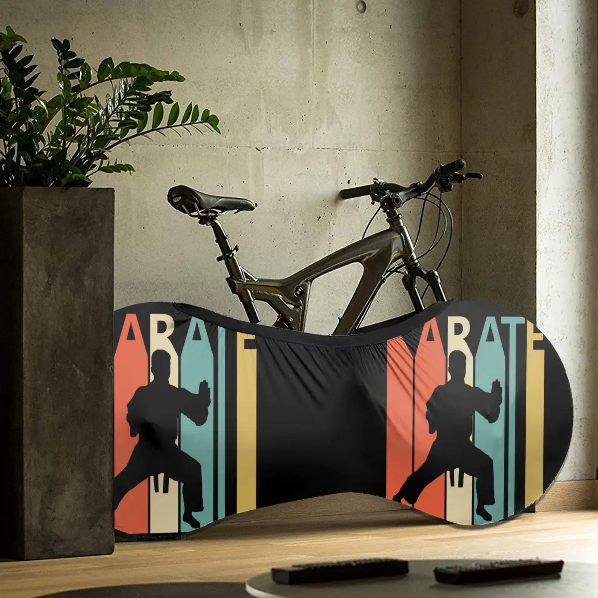 

Vintage Retro Karate outdoor Bike Fashionable MTB waterproof Bicycle dust cover Custom biking motocross downhill BMX father gift