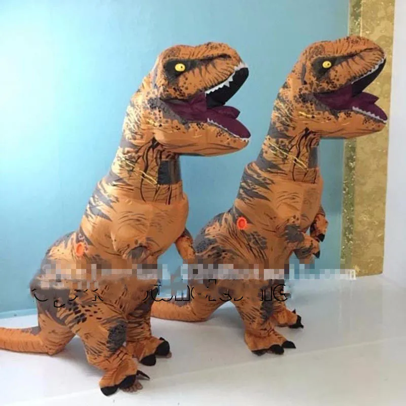 

Новый надувной костюм динозавра талисмана для взрослых T Rex Blowup динозавр Косплей платье