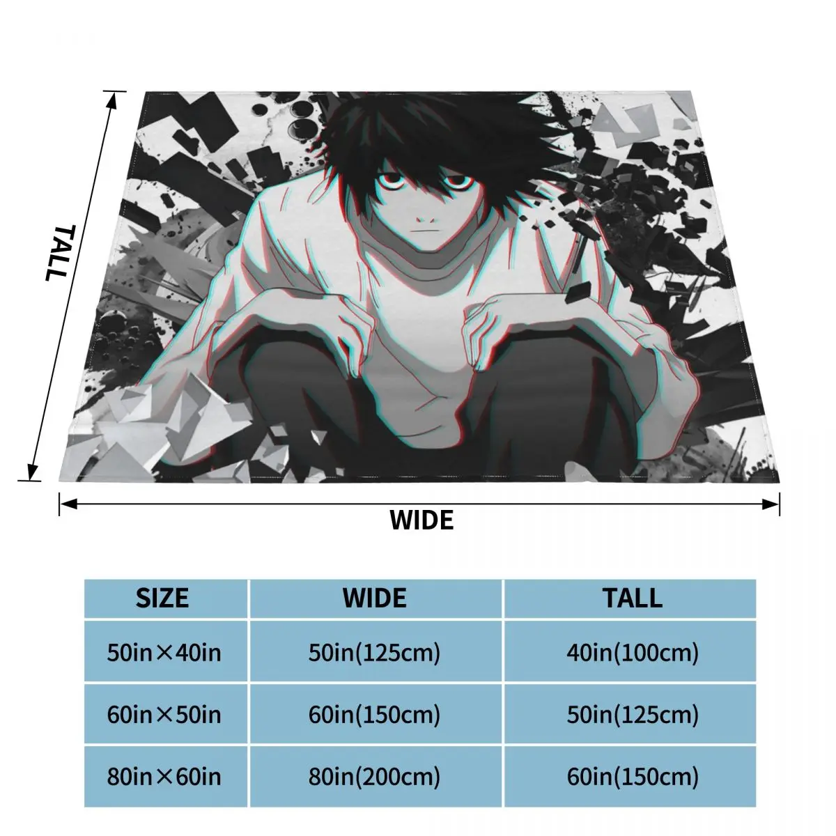 L Lawliet Death Note флисовое покрывало s Shinigami аниме одеяло для Кровати Покрывало