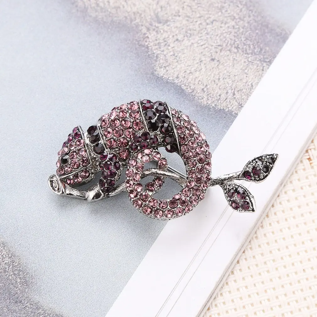 Хамелеон брошь из сплава Рождественский Jingle Pin ювелирный подарок для девочек и