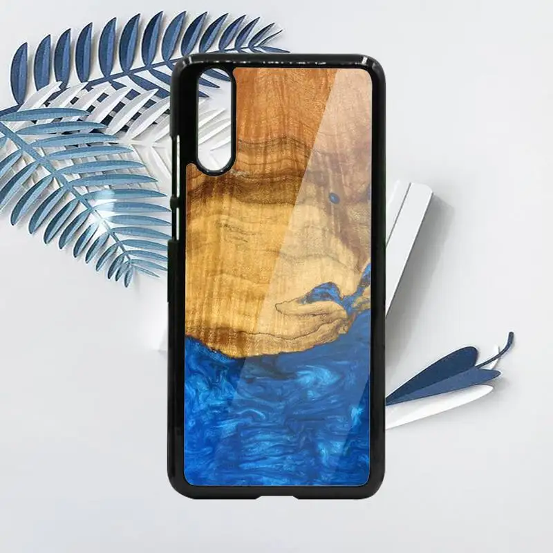 

Traveler Protective Wood Resin art Phone Case PC For Samsung galaxy S note 8 9 20 10 e lite2019 plus pro ultra