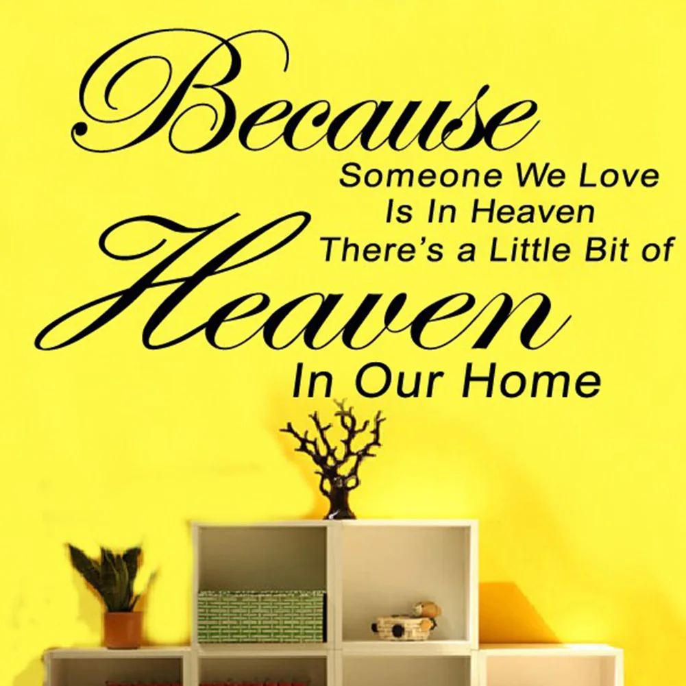 Наклейки на стену домашний декор-английская Цитата &quotпотому что кто-то кого мы