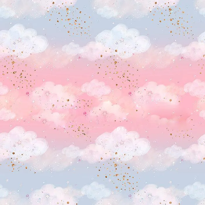 Dreamy пастельные вечерние баннер на день рождения хлопок конфеты небо девушка фон фотографии фон стол стены плакаты студия реквизит