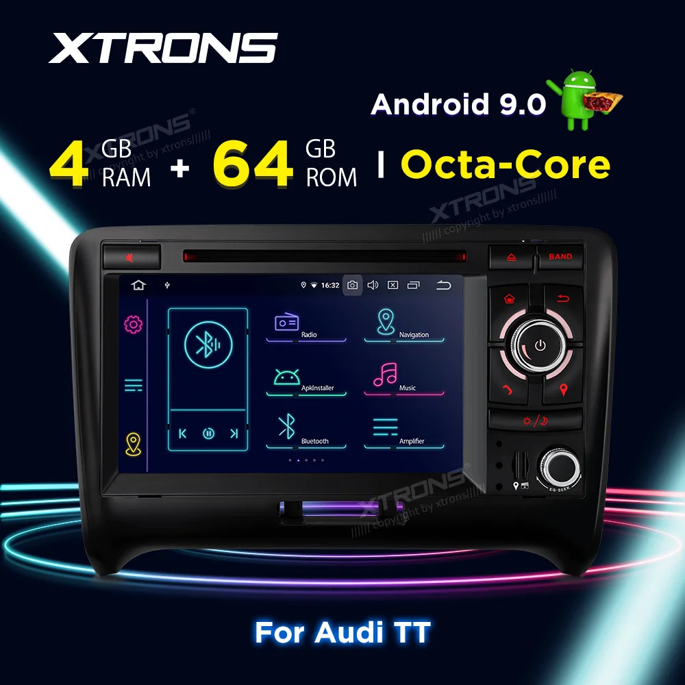 XTRONS 7 &quotAndroid 9 0 Octa Core 4G Оперативная память 64G Встроенная GPS навигации автомобиля