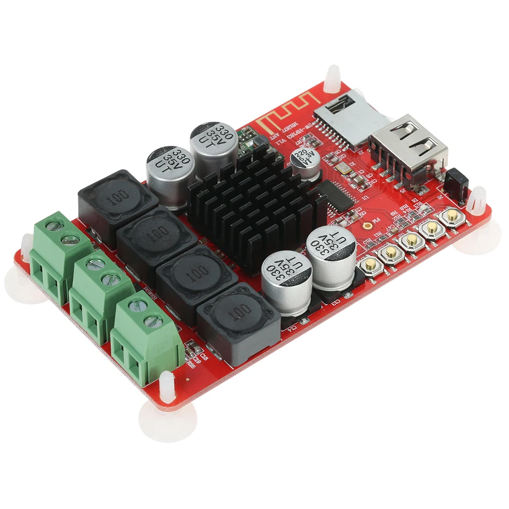 

New TPA3116 2*50W Wireless Bluetooth 4.0 Audio Receiver Board Stereo Amplifier Module DC 8-26V with Remote Control