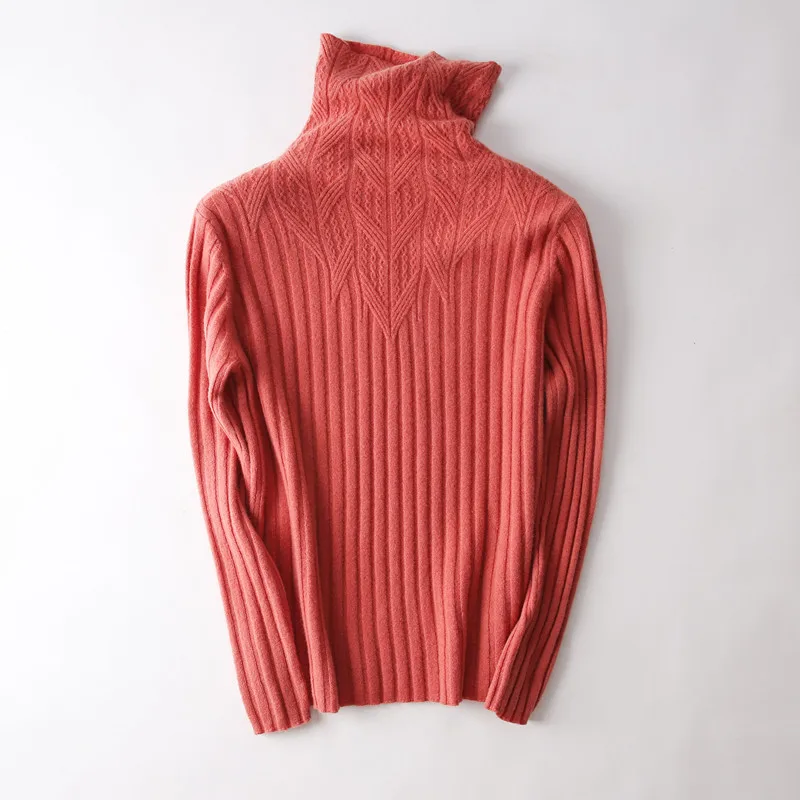 Осенне-зимний новый кашемировый свитер с ворсом Свободный вязаный джемпер