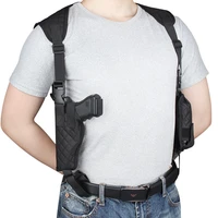 portable outdoor tactical shoulder holster hidden under the arms double magazine holster bags light invisible agents