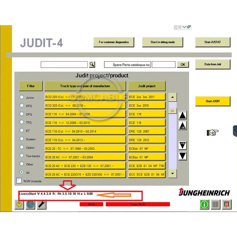 Ноутбук CF19 с judit forklift still сканер Jungheinrich программное обеспечение JETI SH ET Sparts каталог