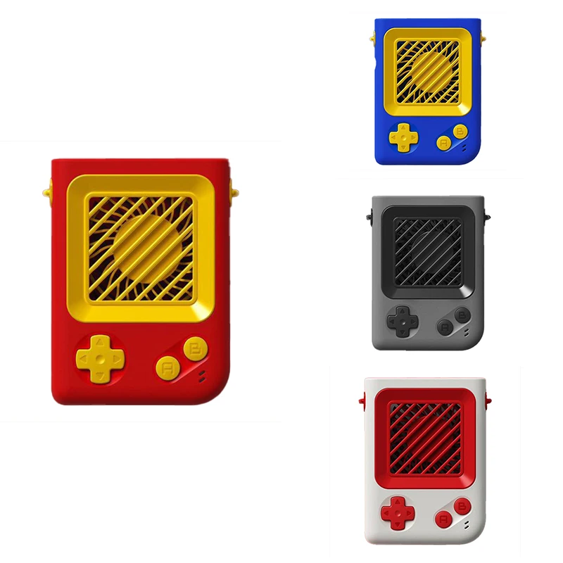 

Игровая машина, маленький вентилятор, Настольный портативный ручной мини-вентилятор, креативный детский подвесной вентилятор на шею