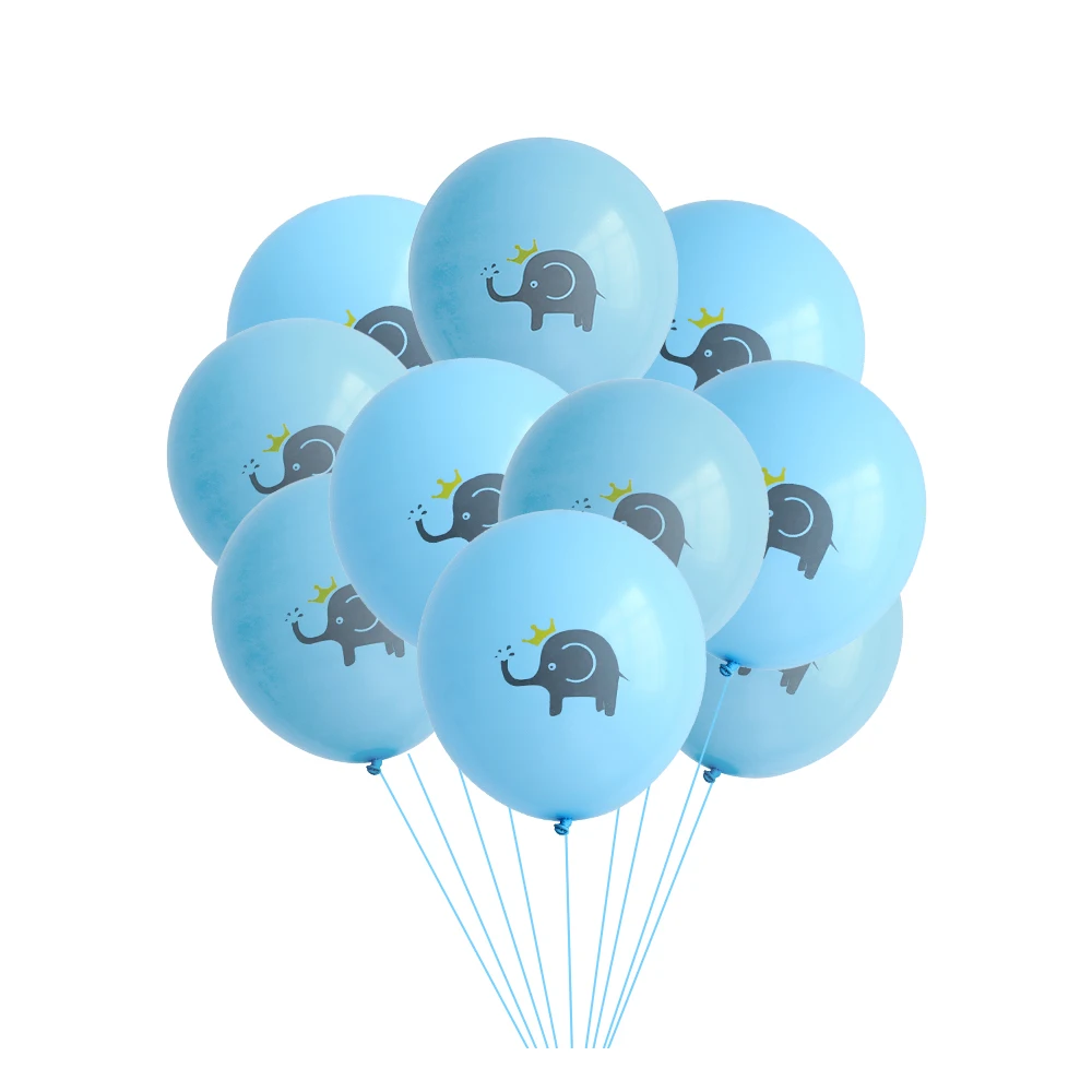 1 комплект 12 дюймов латексные воздушные шары с изображением слона из мультфильма