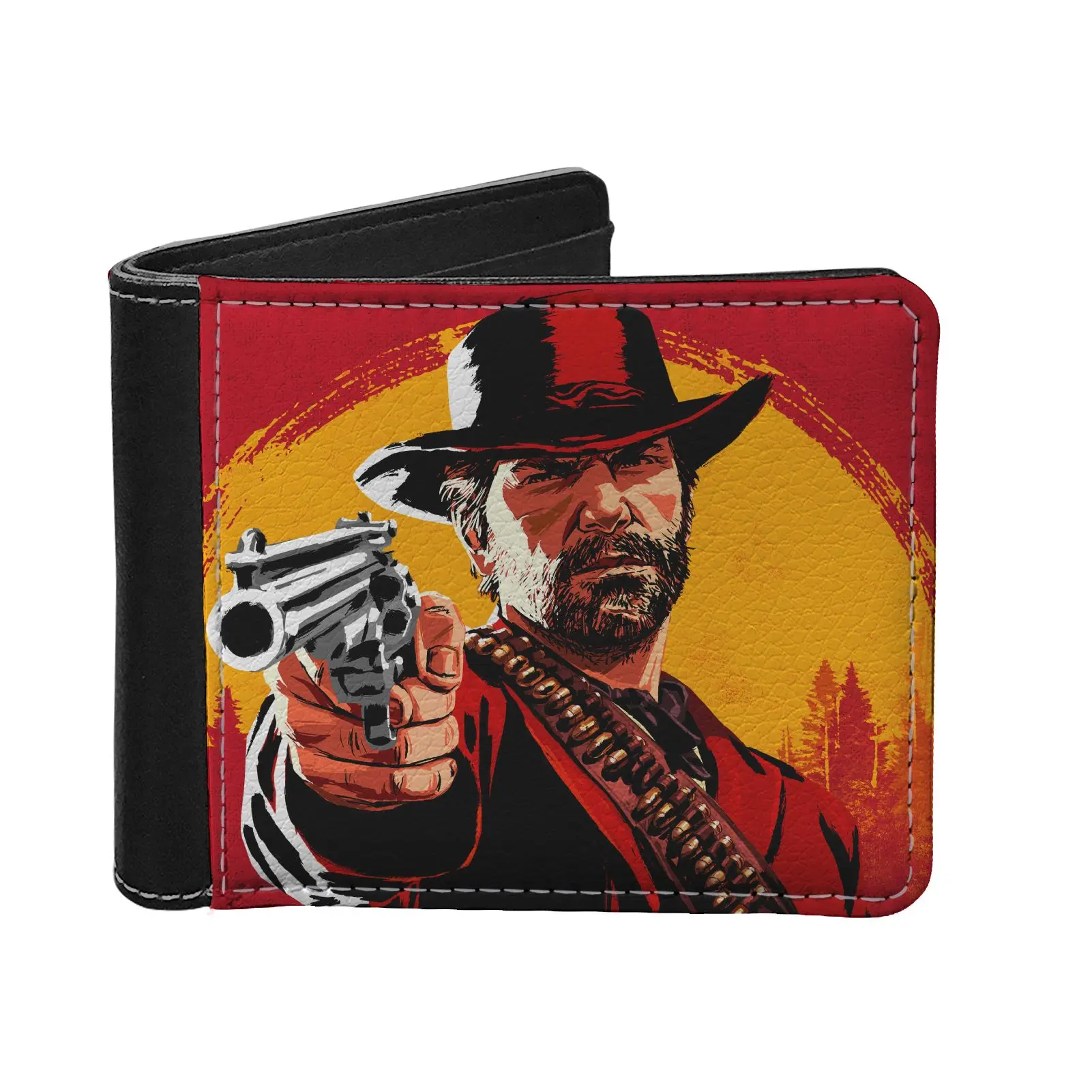 

Red Dead Redemption2 Arthur Morgan Design Mens Wallet Luxury PU Leather Money Bags Wallets for Boys Small Coin Purse for Male