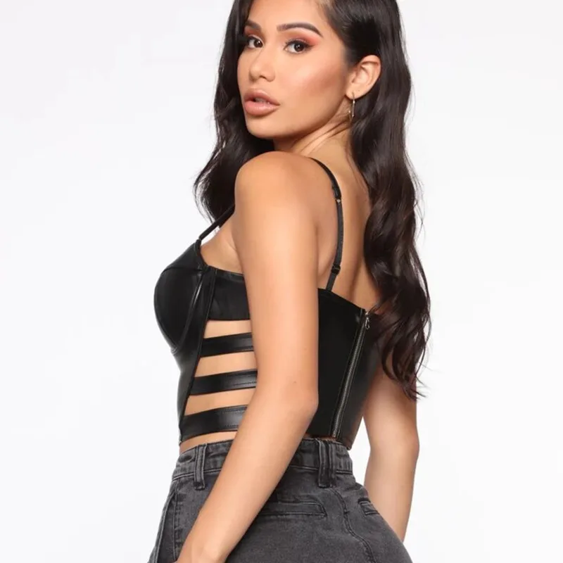 2021 открытое женское тонкий укороченный топ Модная одежда без рукавов Вечерние